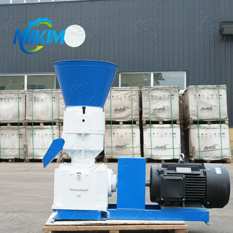 Lífmassa sagpelletpress