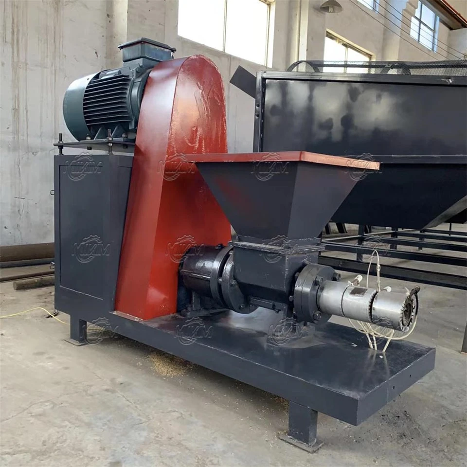 Rice Husk Palm Shell Charcoal Briquette Making Machine Wood Charcoal Sawdust Briquette Extruder Press Making Machine