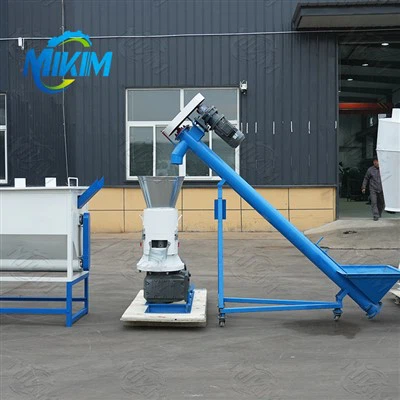 Lífmassa viðarpillur vélarlína